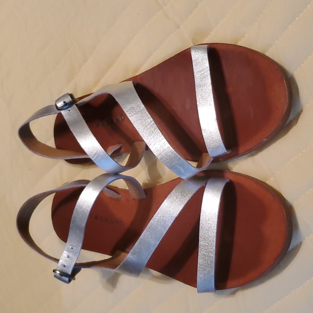 Lucky Brand silver sandals